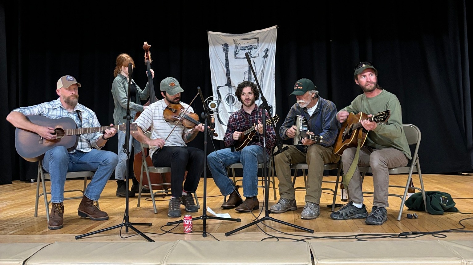 Band group shot at square dance